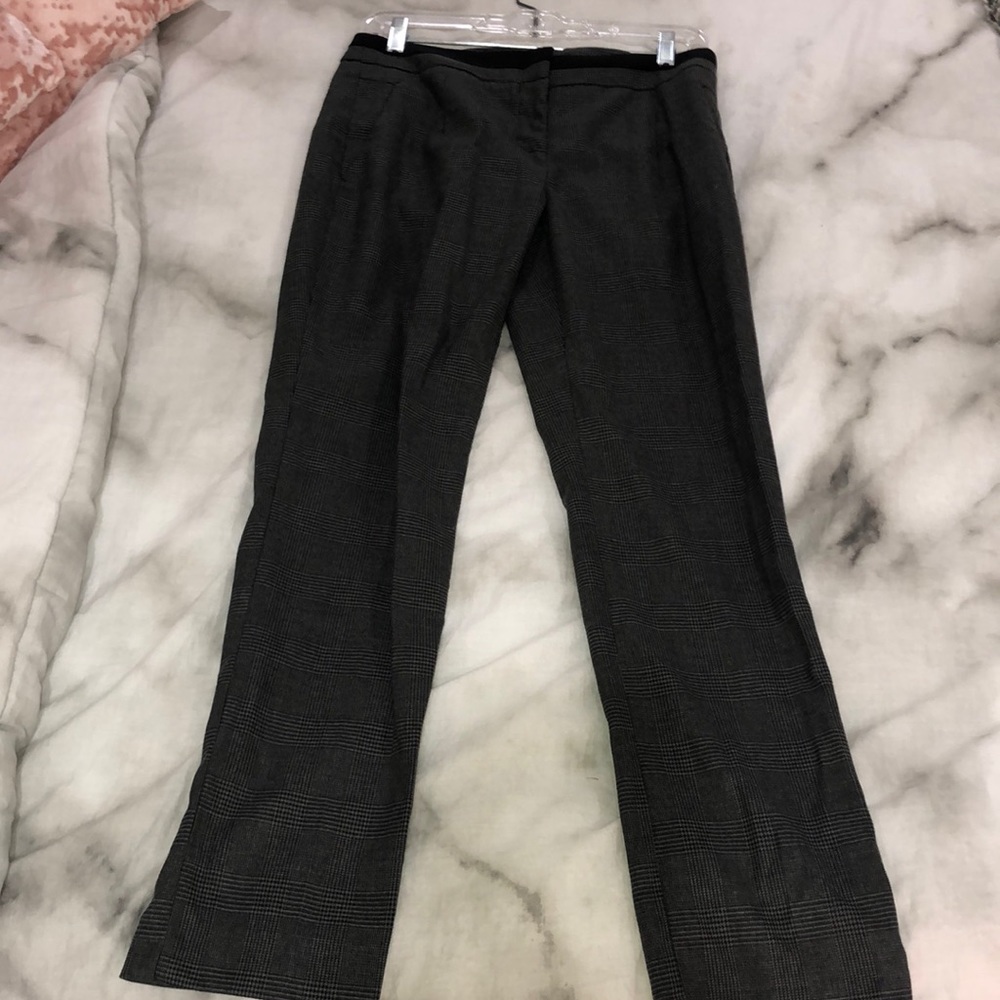 Size 2 gray patterned work slacks